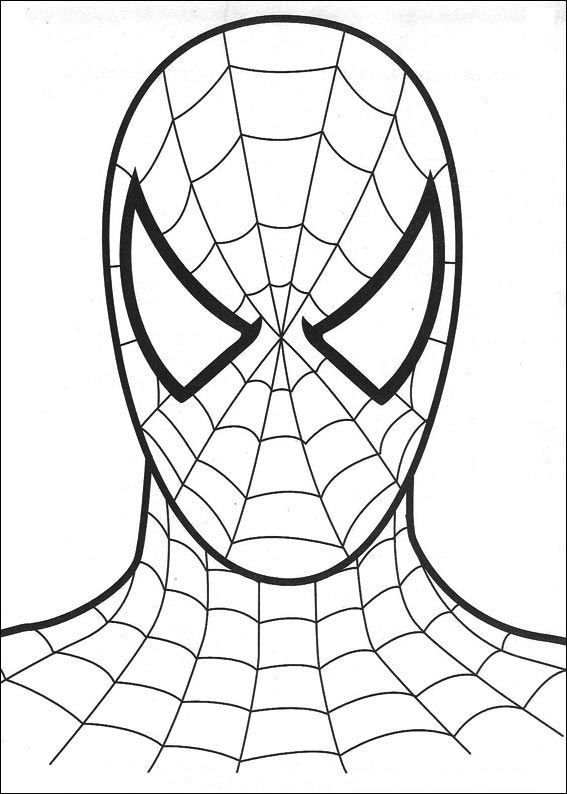 Spiderman 008 coloring page