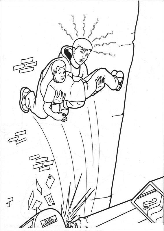 Spiderman 009 coloring page