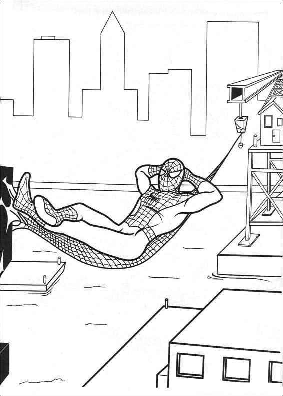 Spiderman 015 coloring page