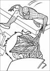 Spiderman 037 coloring page