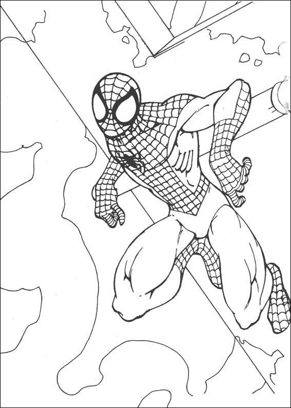 Spiderman 065 coloring page