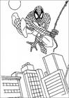 Spiderman 076 coloring page