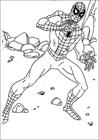 Spiderman 077 coloring page