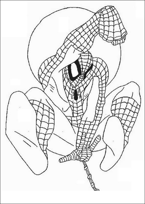 Spiderman 083 coloring page