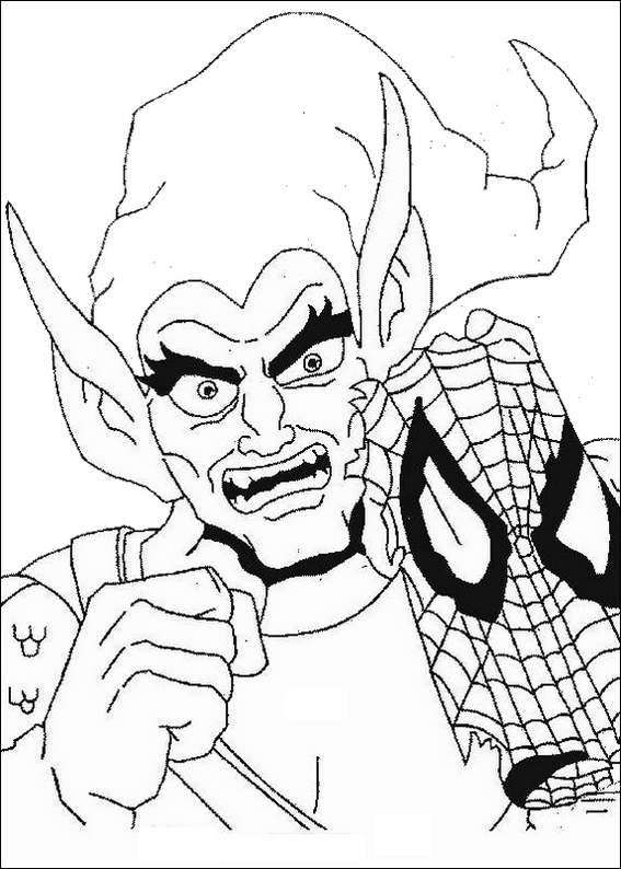 Spiderman 085 coloring page