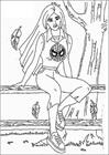 Spiderman 091 coloring page