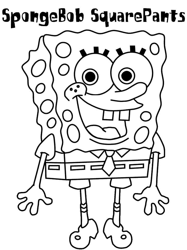 SpongeBob 2 coloring page