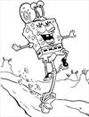 SpongeBob and Gary coloring page
