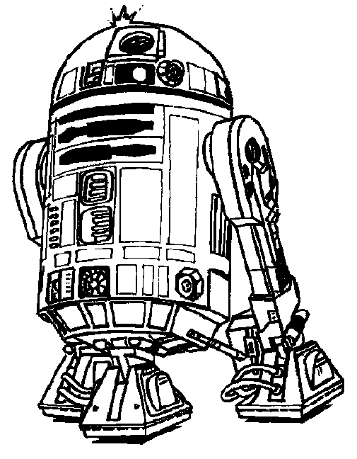 r2 d2 coloring pages - photo #14