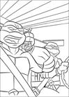 Ninja Turtles 4 coloring page