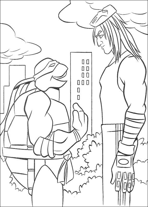 Ninja Turtles 5 coloring page