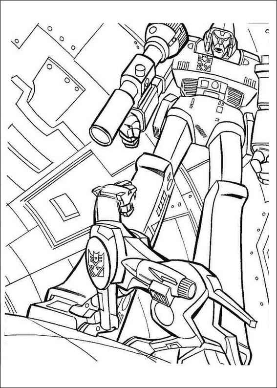 transformers coloring pages