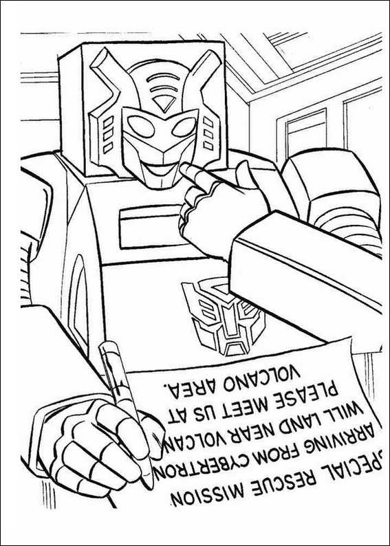 Transformers 015 coloring page