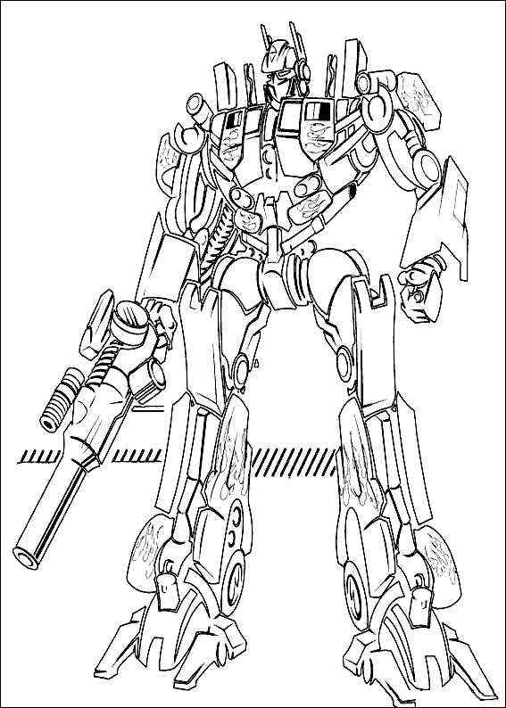 Transformers 048 coloring page