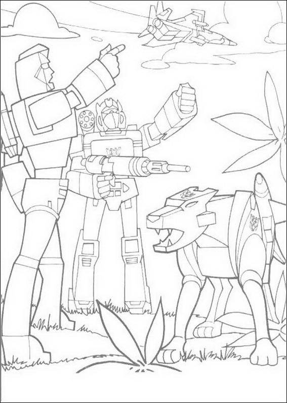 Transformers 070 coloring page