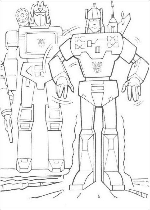 Transformers 074 coloring page