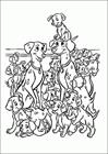 101 Dalmatians coloring pages