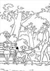 101 Dalmatians walking coloring page