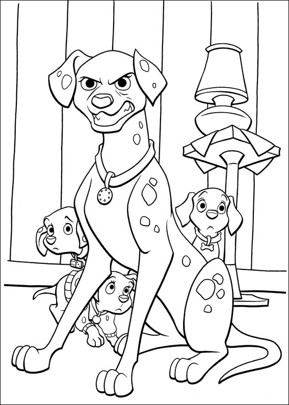 102 Dalmatians 23 coloring page