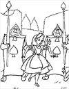 Alice in Wonderland coloring pages