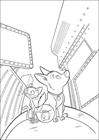 Bolt and friends 2 coloring page