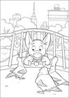 Bolt and pigeons coloring page