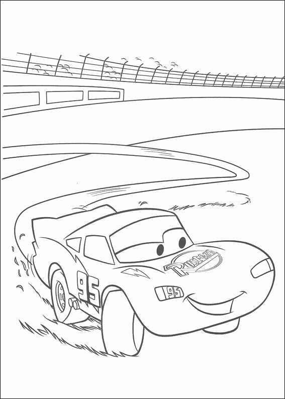 Cars coloring page