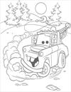 Cars old car coloring page