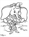 Dumbo and mouse coloring page