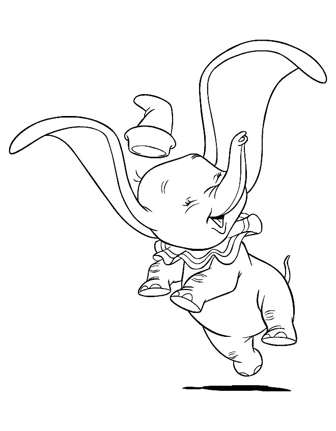 Dumbo coloring page