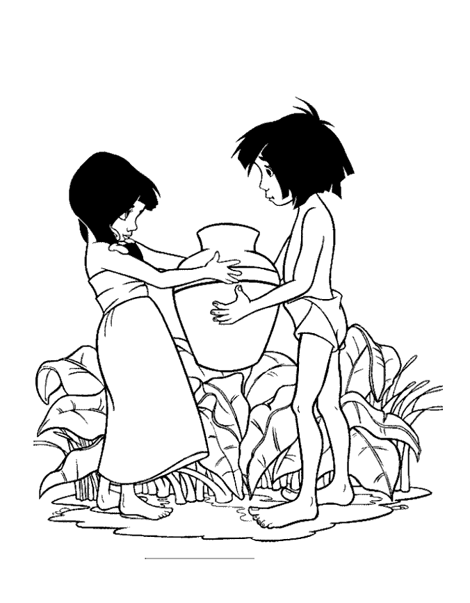 Jungle Book 2 coloring page