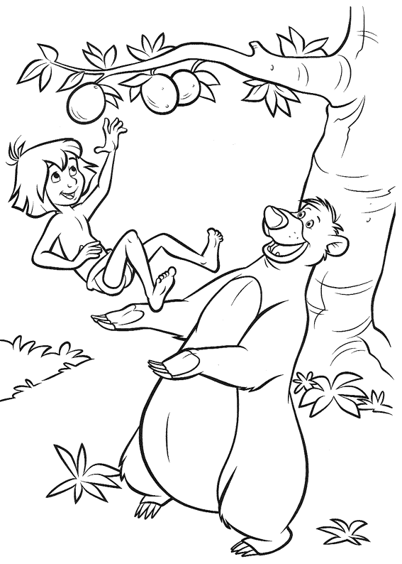 Jungle Book coloring page