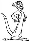 Lion King Timon coloring page