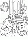 Ratatouille Collette and Linguini coloring page