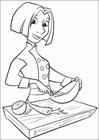 Ratatouille Collette coloring page