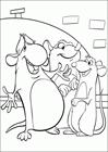 Ratatouille family coloring page