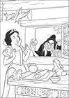 Snow White apple 2 coloring page