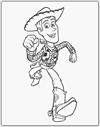 Toy Story Woody coloring page