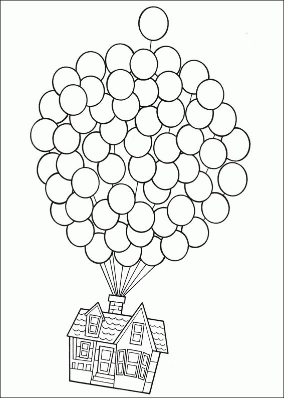 pixar movies coloring pages. Pixar Up coloring page
