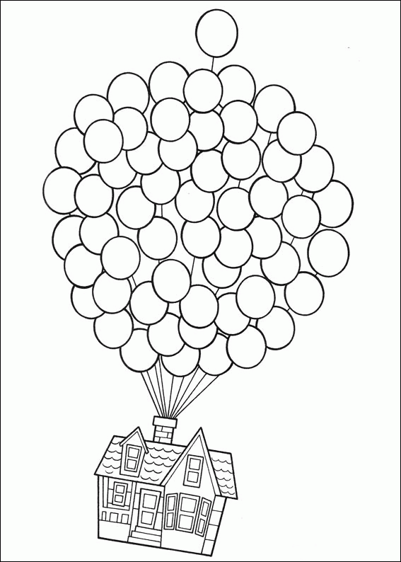 Pixar Up coloring page