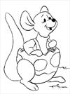 Roo easter coloring page