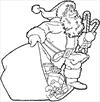 Christmas Santa Claus coloring page