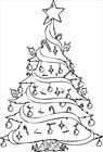 Christmas tree 2 coloring page