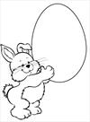 Easter egg coloring page