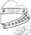 Mother's day coloring page