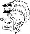 Thanksgiving turkey hidding coloring page