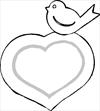 Valentine's day coloring pages