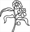 Flower 09 coloring page