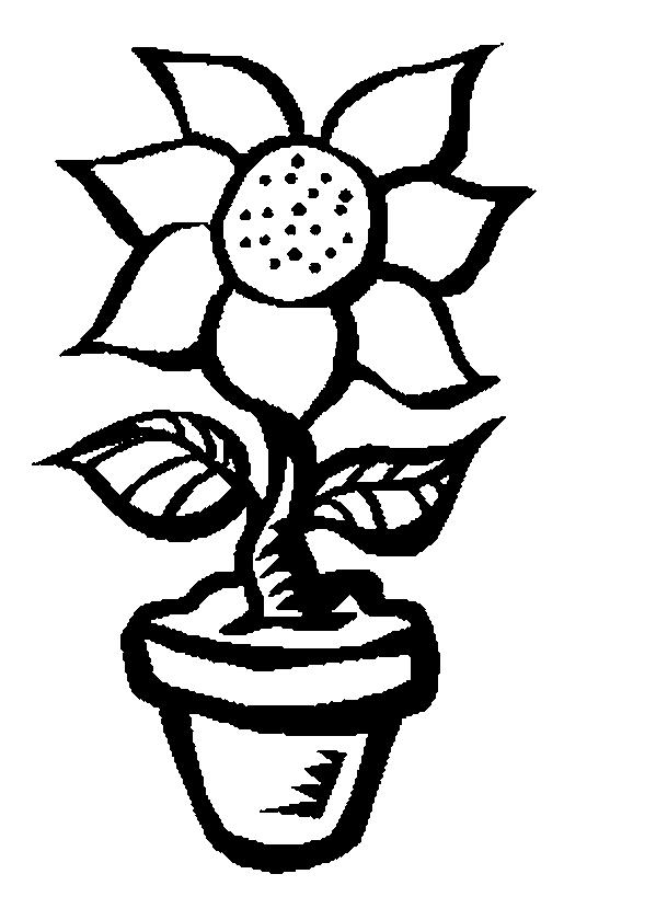 Flower 2 coloring page