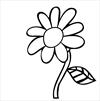 Flower 4 coloring page